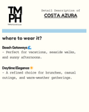 Cost Azzurra - Inspired by To* Ford Costa Azzurra