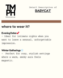 Babycat - Inspired by YSL Ba*ycat