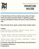 Mountain Water -  Inspired by Cr*ed Silver Mountain Water