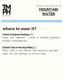 Mountain Water -  Inspired by Cr*ed Silver Mountain Water