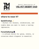 Velvet & Desert - Inspired by Velvet Desert Oud by D&G