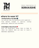 Born in Rome - Inspired by Va*entino Born in Roma