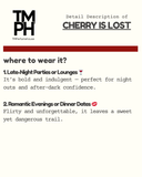 Cherry is Lost - Inspired by To* Ford Lost Cherry