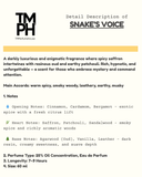 Snake’s Voice -  Inspired by The Voice Of The Snake Eau de Parfum by Gu*ci