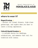 Mon Black & Aoud - Inspired by Black Aoud by Mo*tale