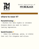 My Be BLACK - Inspired by My Bu*brry Black