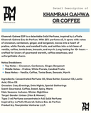 Khamrah Qahwa or coffee | Solid Perfume