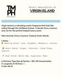 Virgin Island - Inspired by Cr*ed Virgin Island Water