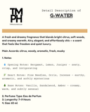G-WATER - Inspired by Gypsy Water from By*edo