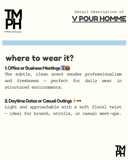 v pour homme | Solid Perfume
