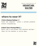 mountain water | Solid Perfume