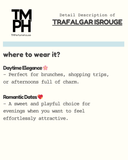 Trafalgar Is Rouge - Inspired by Rouge Trafalgar by Di*r