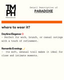 Paradoxe - Inspired by Pr*da Paradoxe