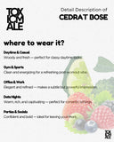 Cedrat Bose - Inspired by Ma*on Francis Kurdjian Cédrat Boisé