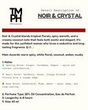 Noir &  Crystal - Inspired by Ve*sace Crystal Noir