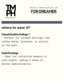 For Dreamer - Inspired by Ve*sace The Dreamer