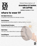 Khamrah Qtahwa Or Coffee - Inspired by Khamrah Qahwa by La*tafa