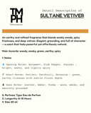 Sultane Vetiver - Inspired by Vetiver Sultan by Ni*hane