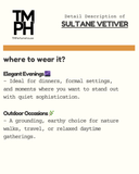 Sultane Vetiver - Inspired by Vetiver Sultan by Ni*hane