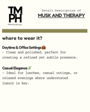 Musk and Therapy - Inspired by In*tio Musk Therapy