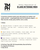 B Like Intense Men - Inspired by Be*tley Intense for Men