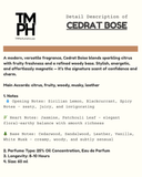 Cedrat Bose - Inspired by Ma*on Francis Kurdjian Cédrat Boisé