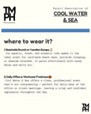 Cool water & sea